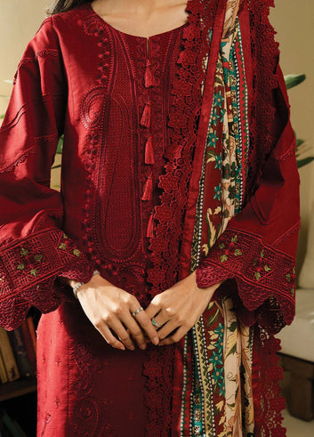 Fresa-3PC LUXURY LAWN EMBROIDERED DRESS